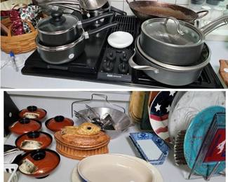 Kitchen Cooking and serving items