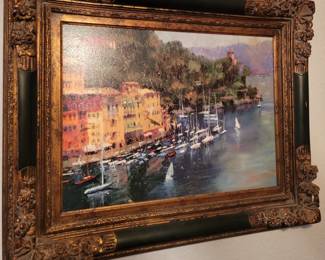 Beautifully framed landscape art