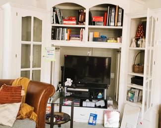 Built in media cabinets