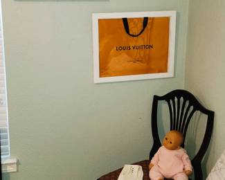 Antique chair seating area