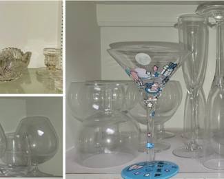 Glassware: Stemware and and serving