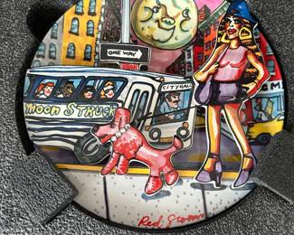 Red Grooms Moonstruck Porcelain 