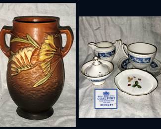 Roseville Vase, Coalport and Wedgwood