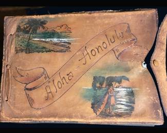 1936 Territory of Hawaii Aloha Honolulu Memory Book; FULL of Great Photographs and Postcards. Lots of Military Photos, Wheeler Field, the 35th Infantry at Schofield Barracks & Old Hawaii