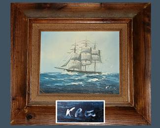 Small Signed Oil Painting