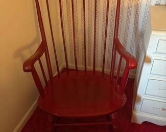 Red Wood Rocker