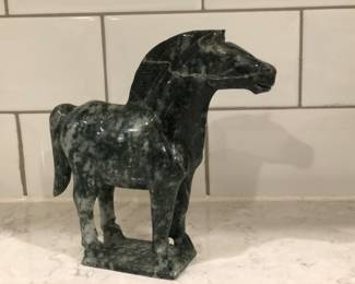 Jade horse and carriage