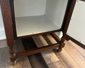 Antique chamber pot cabinet