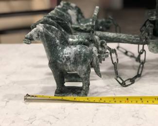 Jade horse and carriage