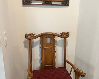 Antique Chinese Yoke chair in pristine condition