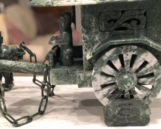 Jade horse and carriage