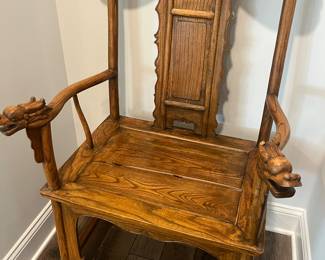 Antique Chinese Yoke chair in pristine condition