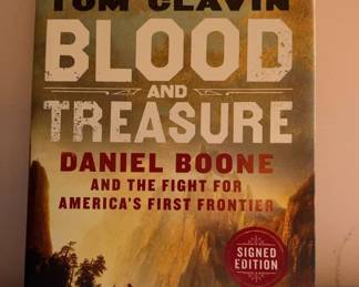 Blood And Treasure Signed First Edition Daniel Boone