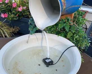 Pitcher Pouring Water 