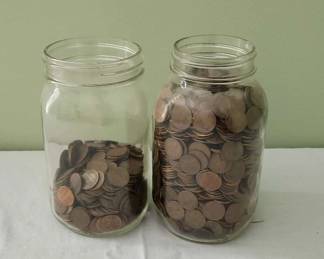 Mystery Lot Of Pennies 