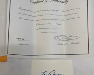 Len Dawson Autograph
