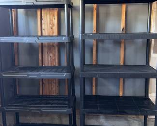 Black Plastic Shelves