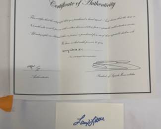 Larry Little Autograph 