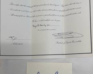 Raymond Berry Autograph 