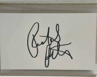 Pete Maravich Basketball Autograph 