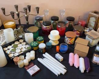 Huge Candle Lot