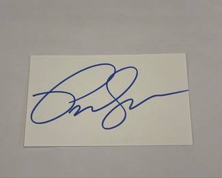 Pete Sampras Autograph