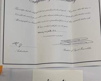 Johnny Lujack Autograph 