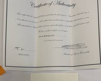 Dick Butkus Autograph 