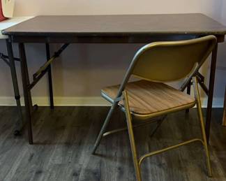 Metal Folding Table Chair