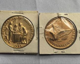 United States Of America The Declaration Of Independence Coins
