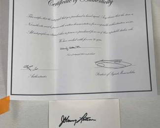 Johnny Lattner Autograph 