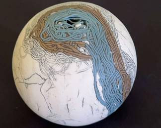 R. Batra Globe Design with Spaghettilike Strands