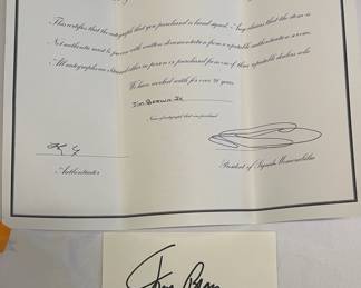 Jim Brown Autograph 