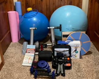 Softrac Indoor Bike Trainer, SmartLoc Adjustable Hand Weights and More