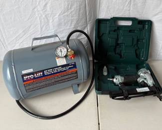 Metabo HPT Stapler & Air Tank