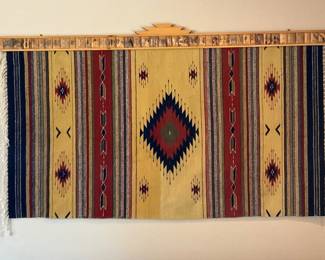 Wool Rug Wall Hanging
