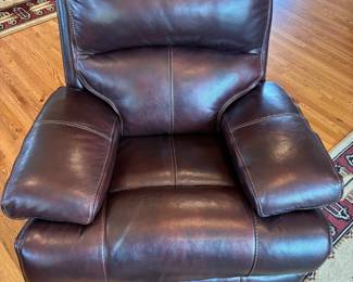 Faux Leather Recliner