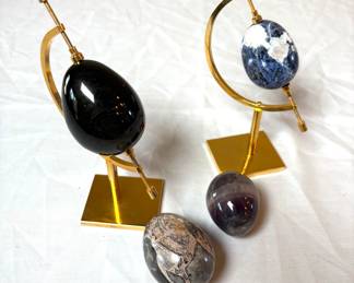 Onyx, Marble Decorative Eggs