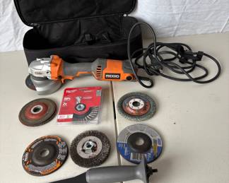 Ridgid Fuego Angle Grinder