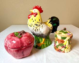  Vintage Apple & More Cookie Jars