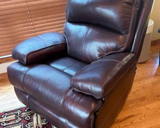 Faux Leather Recliner