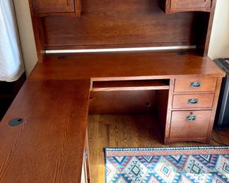 Mission Style Office Desk