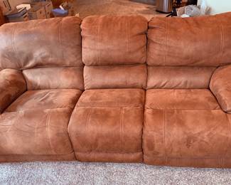 CHEERS Leather Recliner Couch