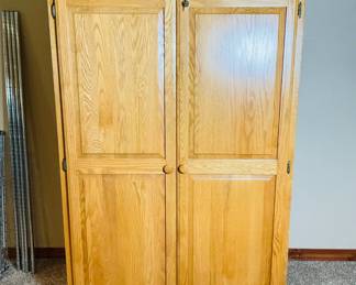 Oak Secretary/Hobby Cabinet