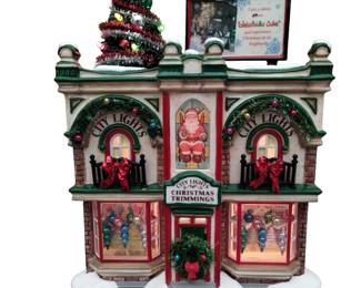 DEPT 56 City Lights Christmas Trimmings Snow Village