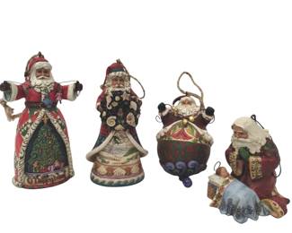 Jim Shore Santa Christmas Decor Tree Ornaments