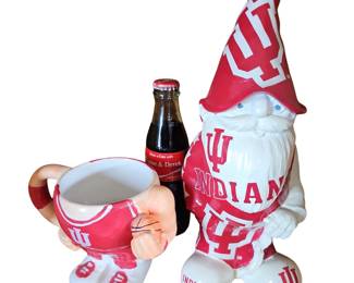Indiana University Gnome+ Coffee Mug+ Coca Cola Bottle