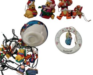 Christmas Decor Winnie the Pooh Lights Ornaments Snoopy Schmid