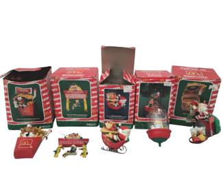 Christmas Decor Ornaments Enesco McDonalds Santa Big Mac