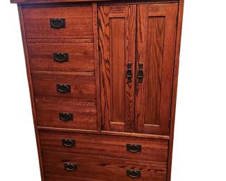 Wardrobe Dresser Solid Wood Furniture Mission Style Vargas